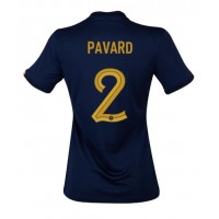 Camiseta Francia Benjamin Pavard #2 Primera Equipación para mujer Mundial 2022 manga corta